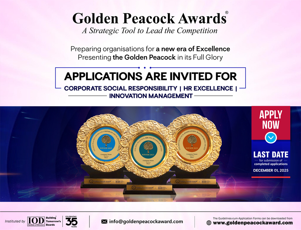 Upcoming Golden Peacock Awards