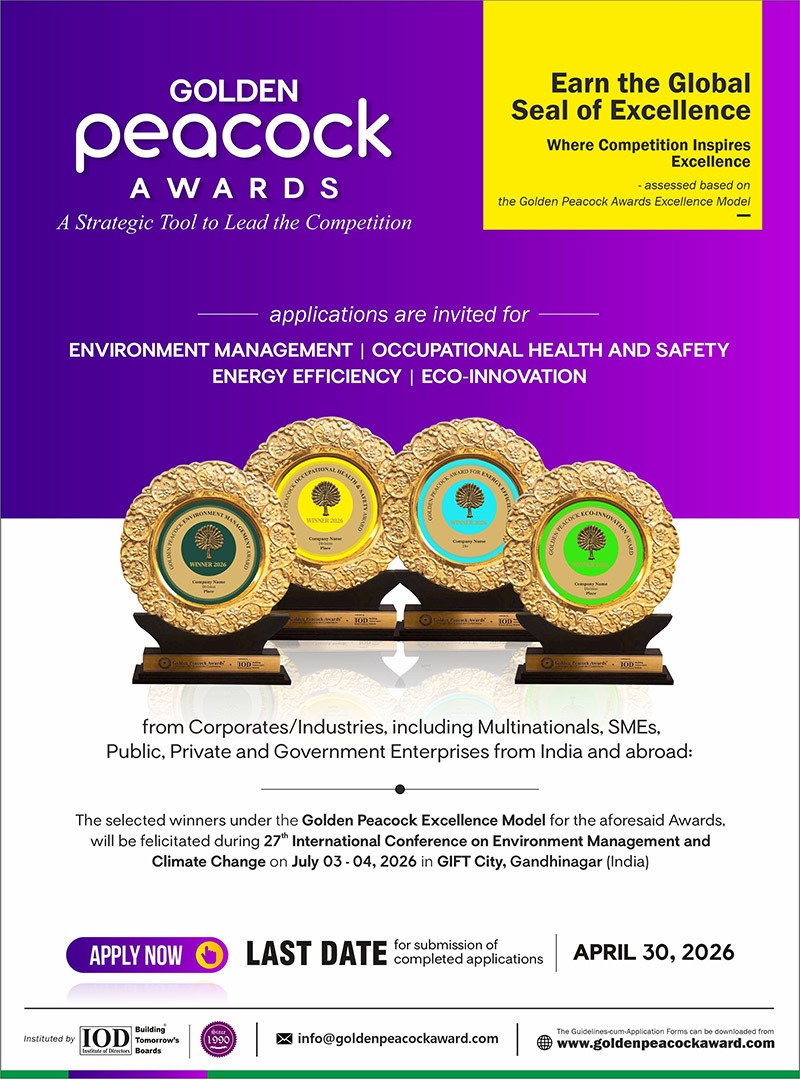 Upcoming Golden Peacock Awards