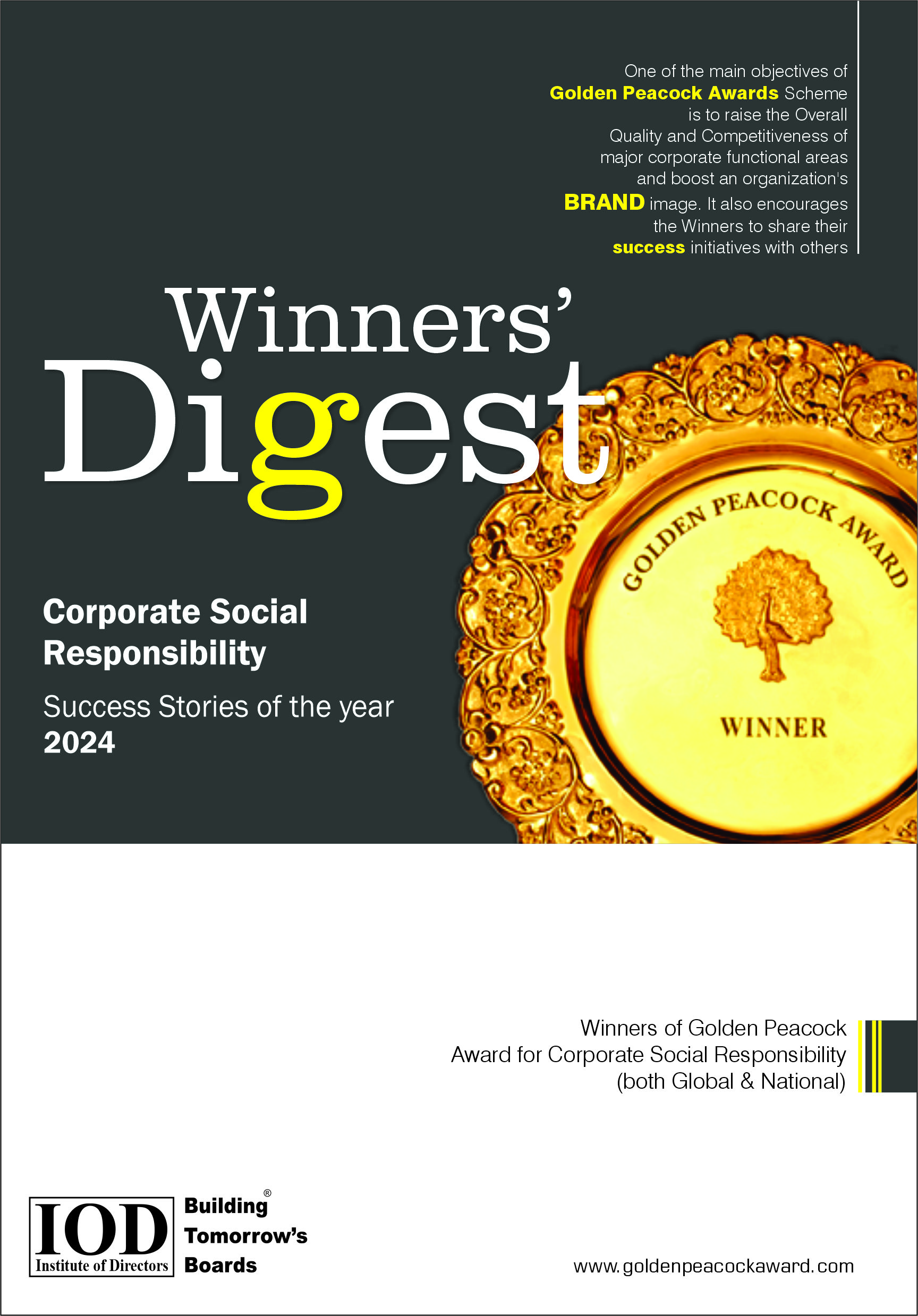 Winners' Digest Corporate Social Responsibility